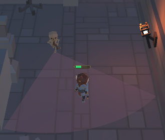 Dungeon Game title screen